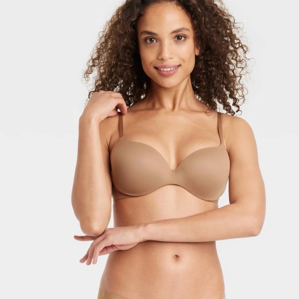 Auden Tan T-Shirt Bra with Molded Cups and Underwire